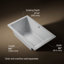 Underscore® 60" x 36" Soaking Acrylic Bathtub with Heater-1144951650