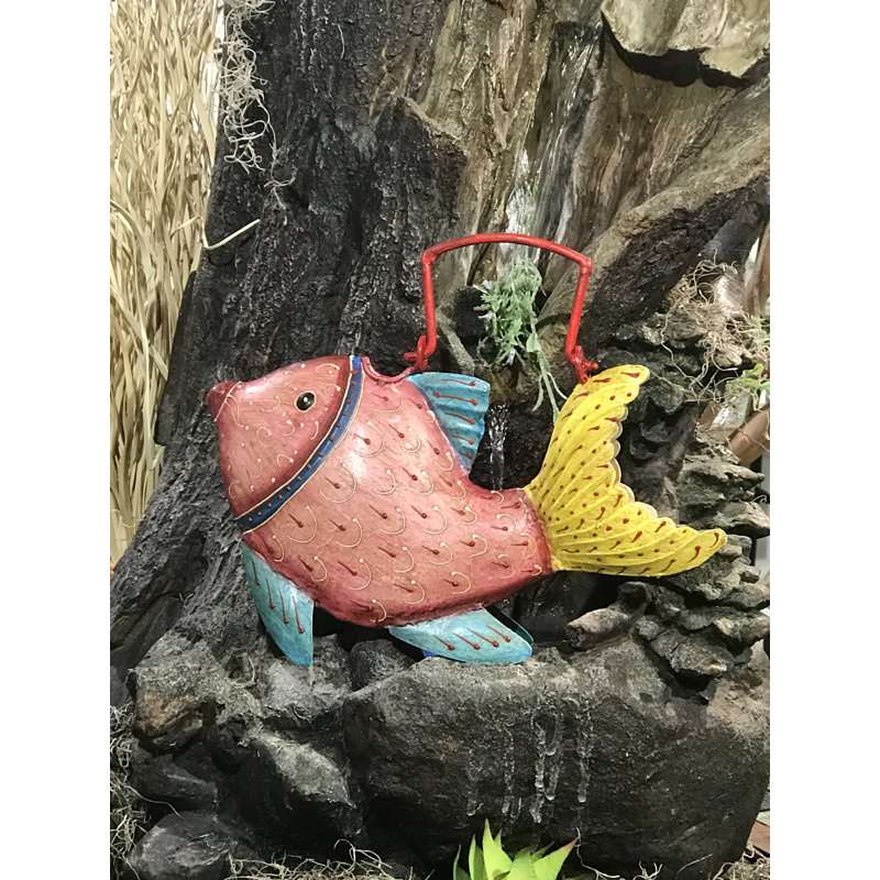 Vase de table un poisson rouge Arvizu