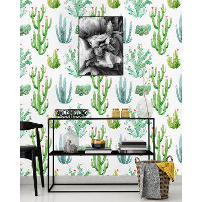 Panneau de papier peint adhésif Cacti