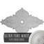 Grand médaillon de plafond floral Endurathane, diamètre extérieur de 41 1/8 po x P 2 1/2 po (convient aux auvents jusqu'à 1 1/2 po), finition hamamélis peinte à la main-28580033