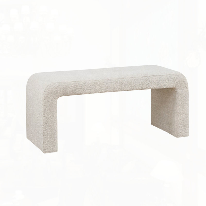 Banc Boucle Waterfall, Crème, crème