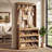 71" Tall Room Divider with Shelves