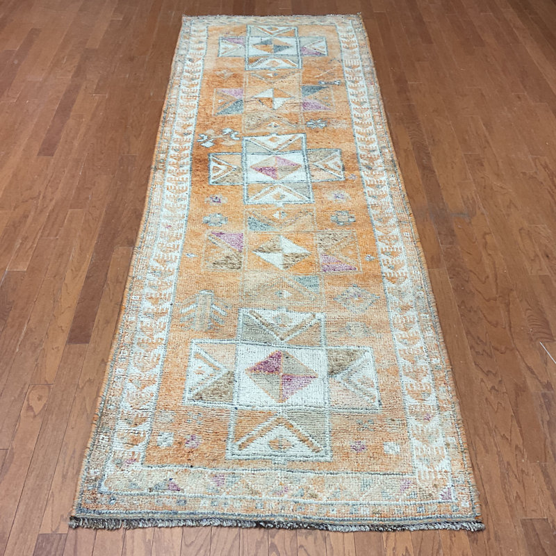 Bungalow Rose Handmade Turkish Oushak Wool Runner