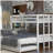 Double Pull-out Bunk Bed with Wheels-1830312288