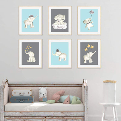 Cycle Animals 6 - Piece Paper Print