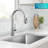 KRAUS Coda 2-Function Single Handle Pull Down Kitchen Faucet In Spot-Free-106899903
