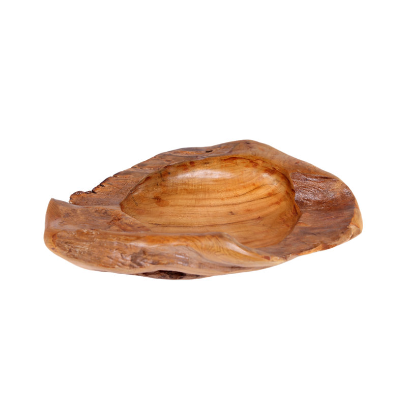 Solid Wood Decorative Bowl