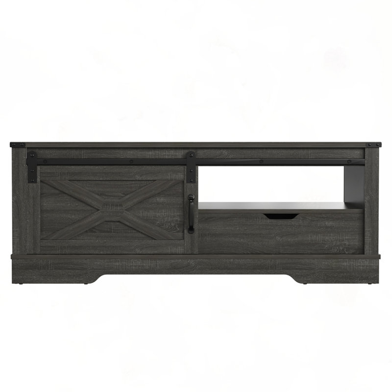 Grande table rectangulaire Farmhouse, Gris foncé