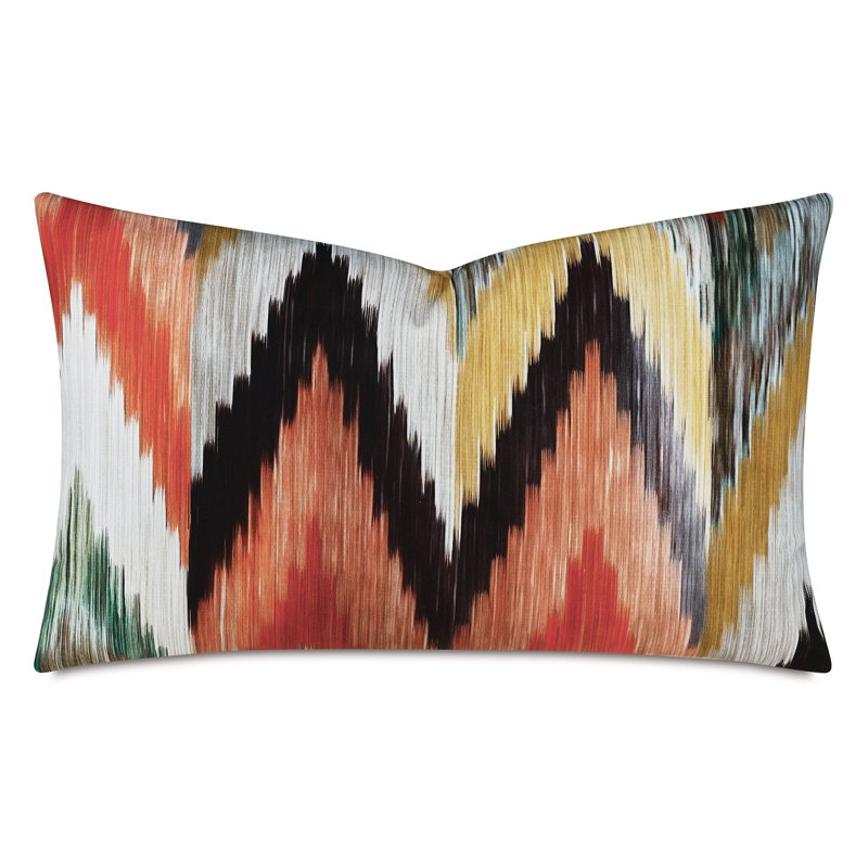 Donatella Chevron Decorative Pillow, Rectangle 13"H x 22"W