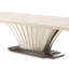 Fantosini Pedestal Dining Table - Silver Mist