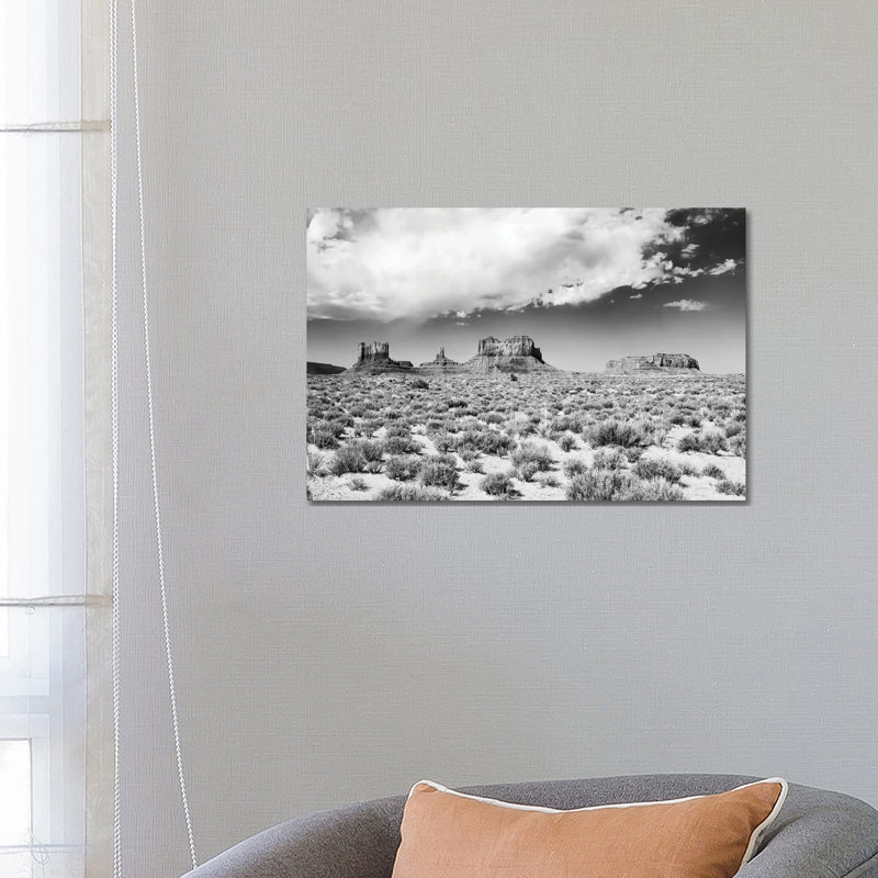 Famous Monument Valley by Philippe Hugonnard - Wrapped Canvas Print, 66.04 cm H x 45.72 cm W x 1.91 cm D