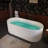67" Freestanding Solid Surface Bathtub