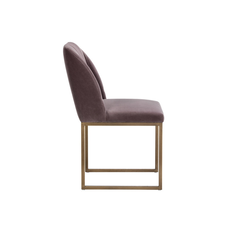 Nevin Upholstered Dining Chair, Purple