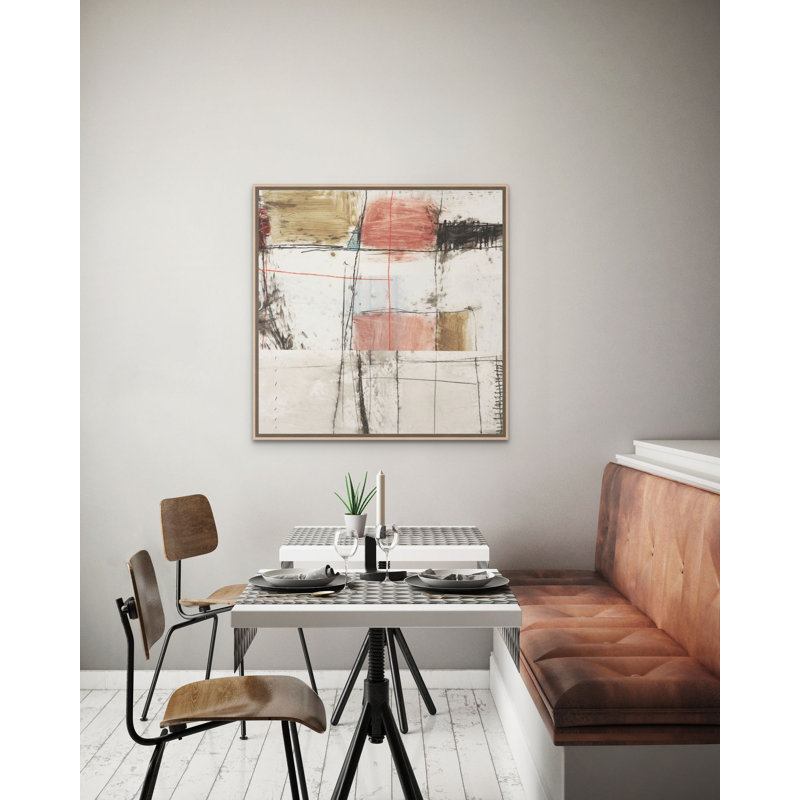 Panels Interlaced 1 Print by Art House Studios, 22" H x 22" W x 2" D