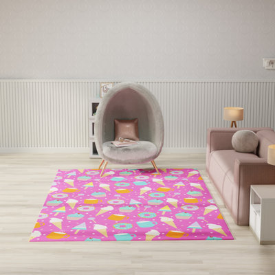 Tapis lavable à la machine pour enfants Imagination