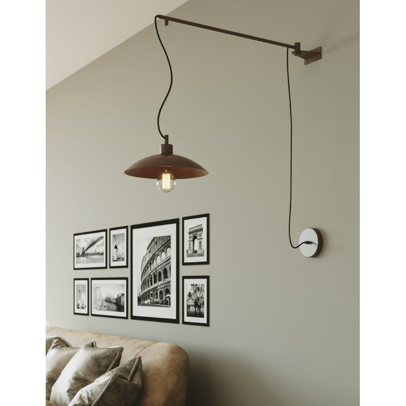 Cancio Aluminium (hammered) Barn Light, Corten, Corten