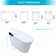 Smart Toilet With Bidet Built In