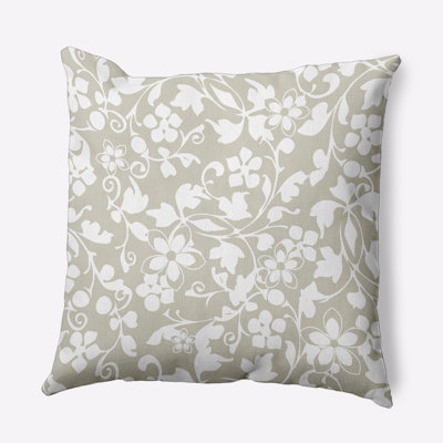 Coussin décoratif en polyester floral