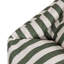 icon Natalia Striped Woven Armchair Bean Bag and Round Footstool, Olive Green