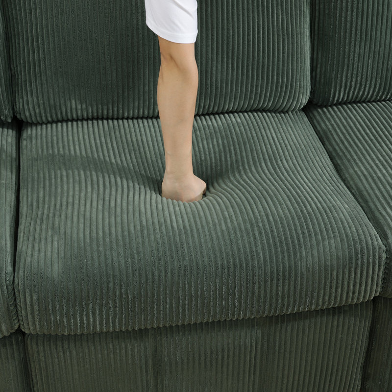 Arinola 132'' Corduroy Sofa