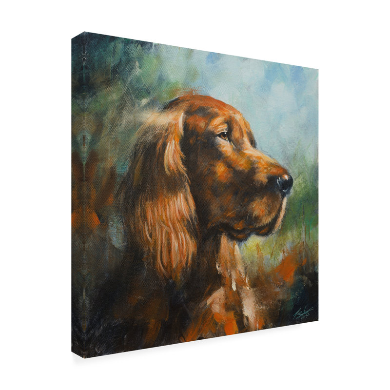Art sur toile John John, H 14 po x l 14 po