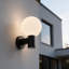 UltraBeam 6 Watt LED Black IP65 Outdoor Up And Down Wall Light