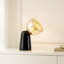Lampe de table en marbre Damara