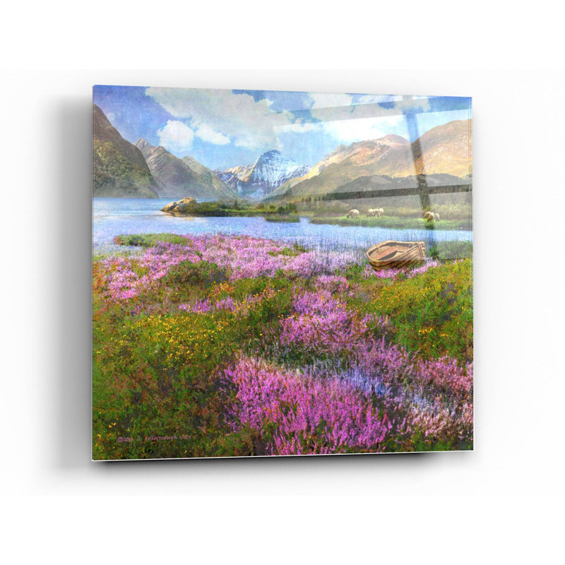 Heather Écosse par Chris Vest - impression sans cadre, H 24 po x l 24 po x P 0,2 po
