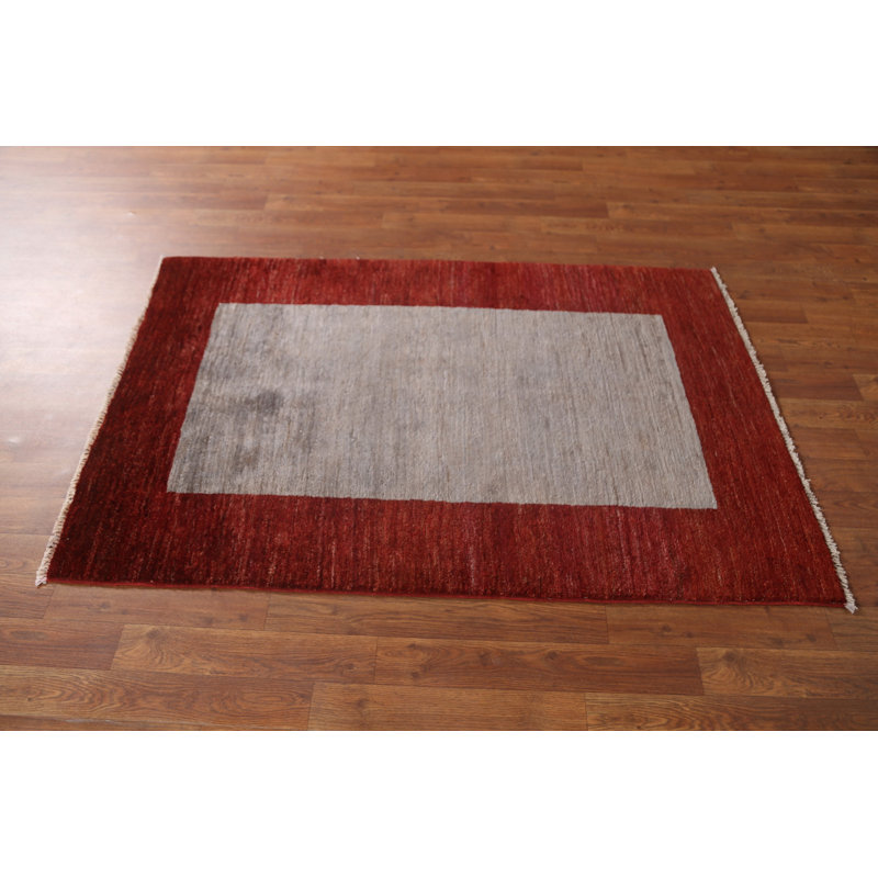 Bordered Gabbeh  Oriental Rug 3x5