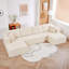 Compressed Modular Sectional Sofa: Space-Efficient Minimalist Design for Living Room & Bedroom