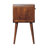 1 - Drawer Solid Wood Nightstand in Chestnut