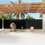 Dakota Fields 1200cm W x 200cm D Fabric Cover Motorised Retractable Side Awning-176746233
