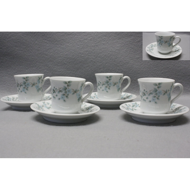 Carron Porcelain Espresso Cup and Saucer