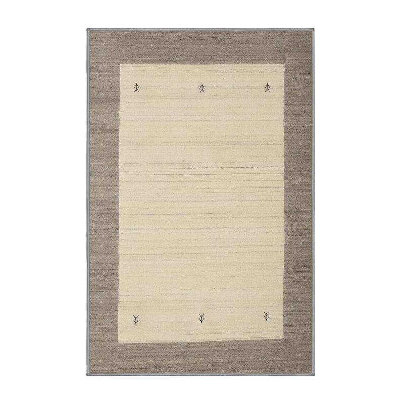 Tapis brun/beige contemporain, Rectangle 7 pi x 9 pi