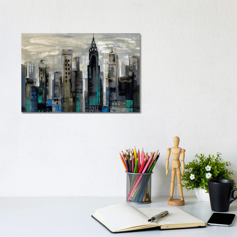 New York Moment by Silvia Vassileva - Gallery-Wrapped Canvas Giclée on Canvas, Wrapped Canvas, 20.32 cm H x 30.48 cm W