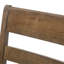 De 2 tabourets rembourrés - Pu brun, structure stable en bois d'hévéa avec dossier, 40,58 po H, 21,98 l, 20,23 po, dossier de dossier, haut, profond, l