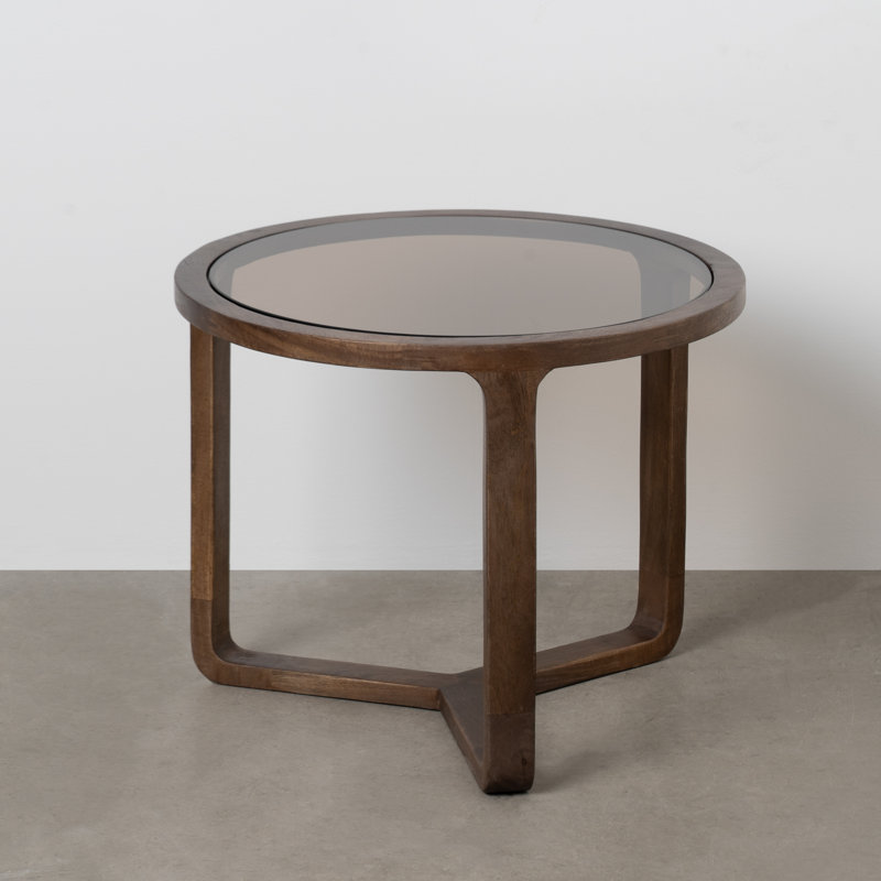 Solid Wood Three Leg Coffee Table