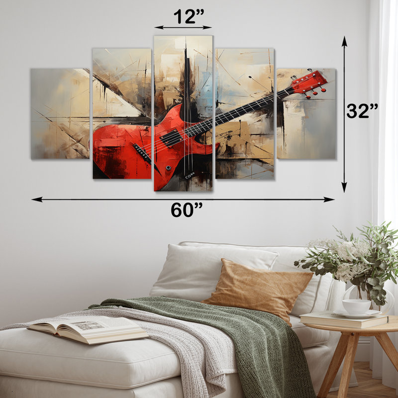  «Balalaika Harmony - Music Multipanel Wall Art For Living Room