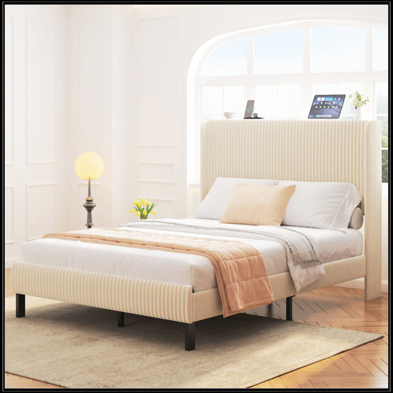 Grand lit plateforme