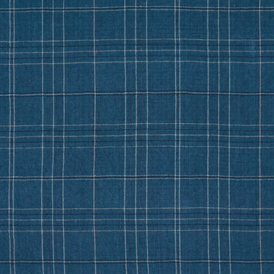 Nils Plaid Linen Fabric