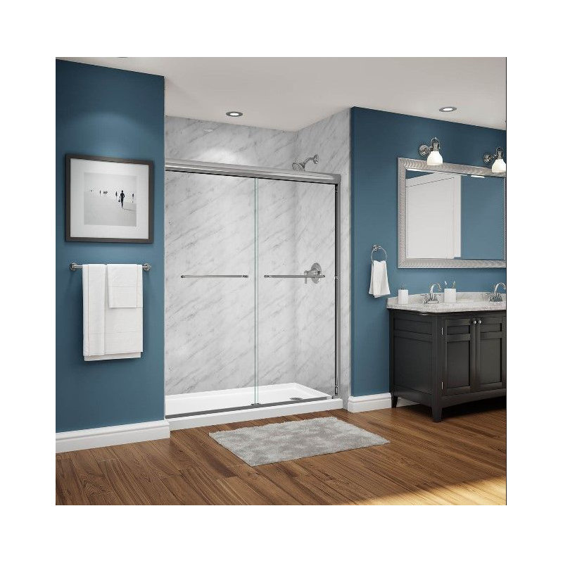  Parois de douche Smooth Carrara