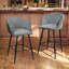 Fryman Upholstered Counter Stool with Metal Frame-1104649205