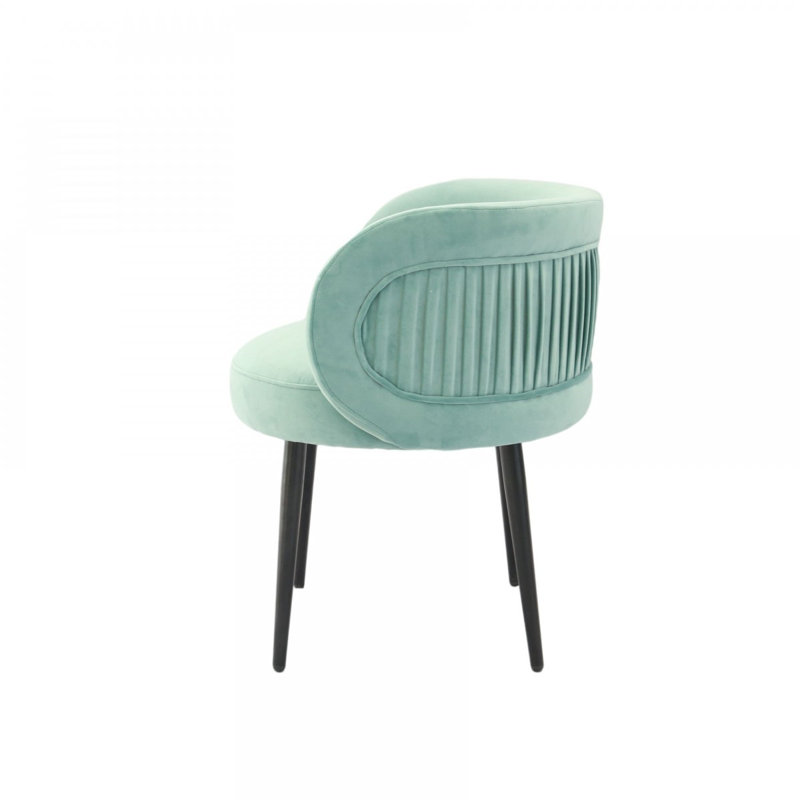 Fauteuil 24 po 24 po, Velours brun