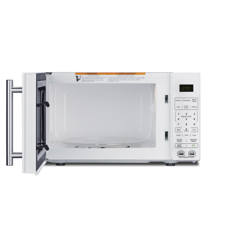 Summit Appliance  Compact Microwave with USB Ports and Allocator