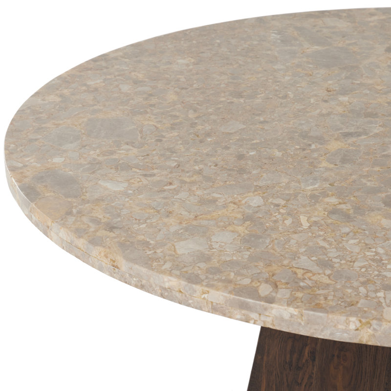 Brisa Round Stone Dining Table
