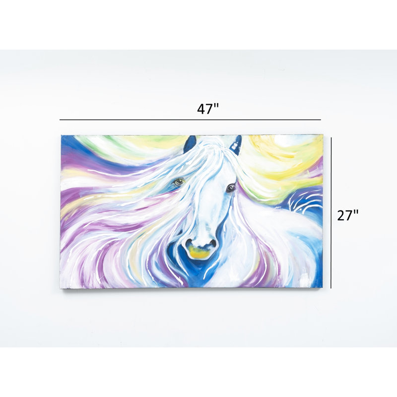 Peinture sur toile 47 po x 27 po - peinte à la main en rose Transformez votre espace en une œuvre d'art