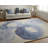 Ramiro Transitional Abstract, Blue/Ivory Area Rug-92590381