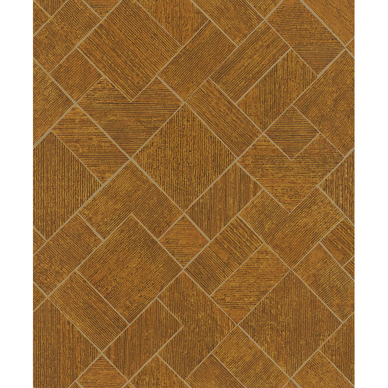 Galerie Odyssey Wood Mosaic Design Wallpaper