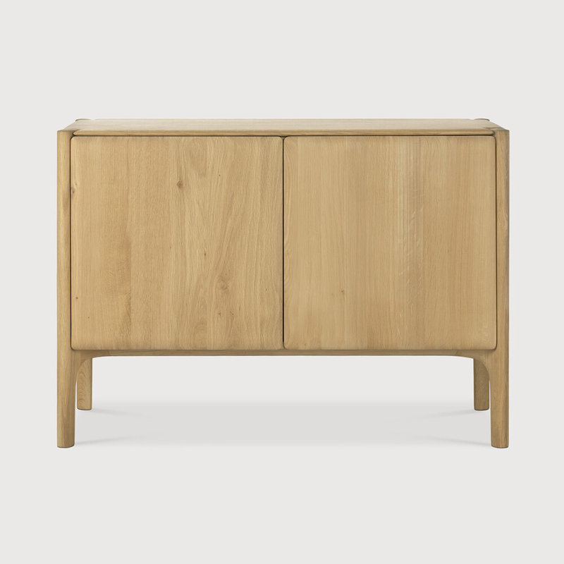 Pi 47'' W Solid Wood Server, Oiled Oak