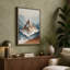 Mountain at Dusk Scandinavian - Wrapped Canvas-1529295942-1529295946